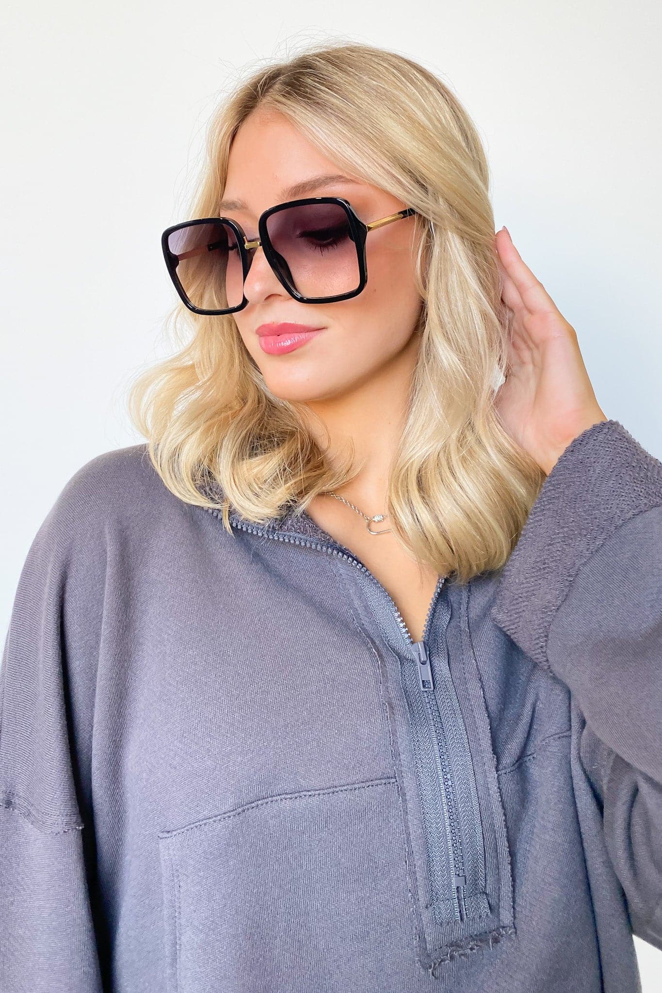  Main Frame Oversized Gradient Sunglasses - FINAL SALE - Madison and Mallory