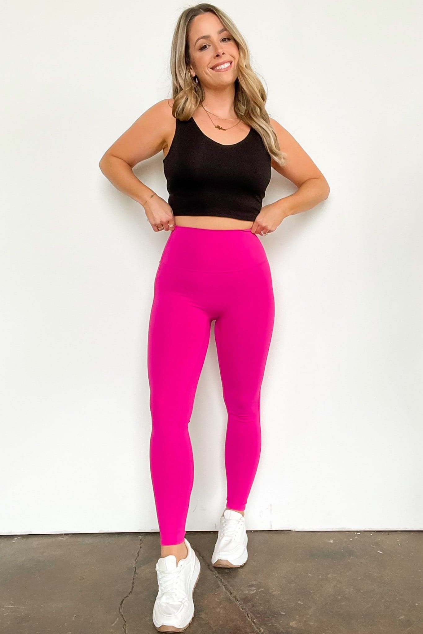 Moving Right Along Athletic High Waist Leggings - BACK IN STOCK - Madison and Mallory