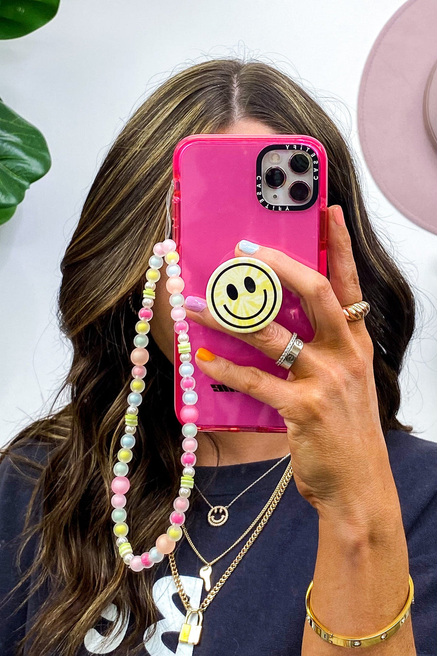  Perfectly Vibrant Beaded Phone Charm - Madison and Mallory