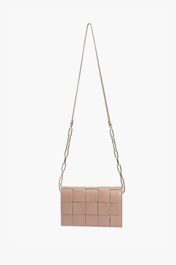  Fresh and Chic Woven Chain Link Crossbody Bag - FINAL SALE - Madison and Mallory