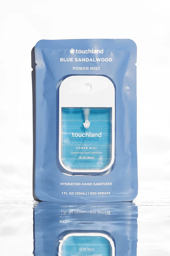 Blue Sandalwood Touchland Powermist Hydrating Hand Sanitizer - BACK IN STOCK - Madison and Mallory