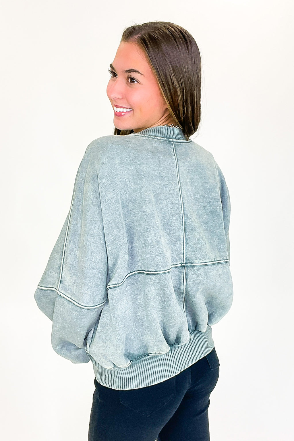Vintage Drift Acid Washed Fleece Jacket - BACK IN STOCK - Madison and Mallory