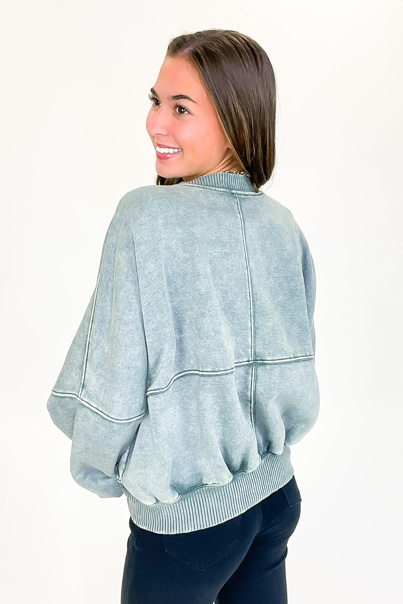 Vintage Drift Acid Washed Fleece Jacket - BACK IN STOCK - Madison and Mallory
