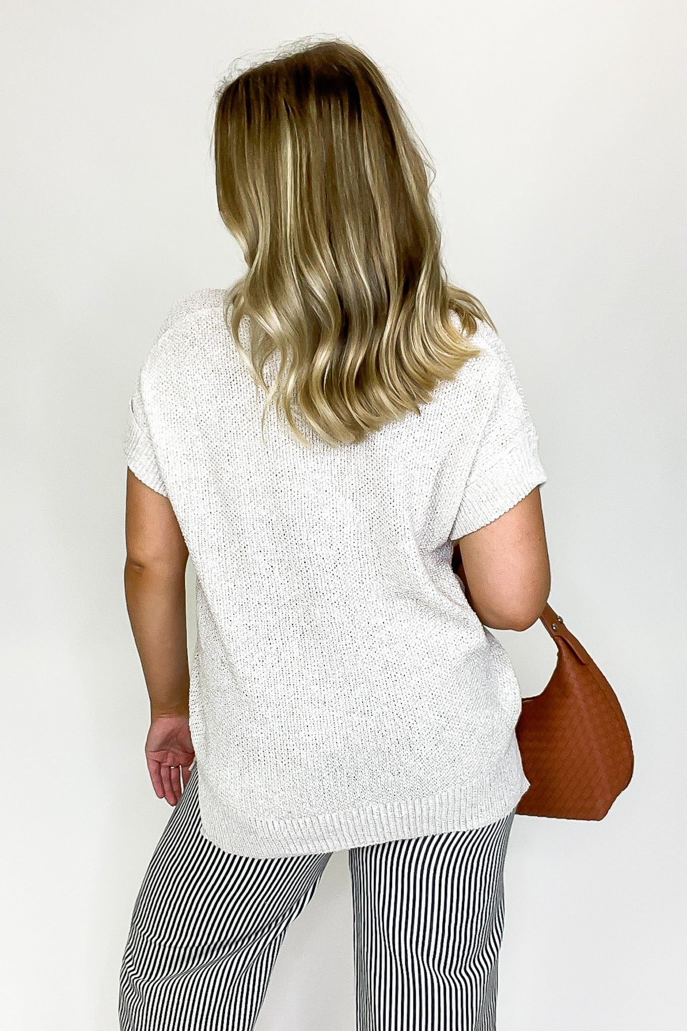 Soft Form Short Sleeve Knit Top