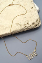 Hello Love Rhinestone Necklace - FINAL SALE - Madison and Mallory