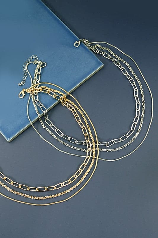  Sammi Chain Layered Necklace - Madison and Mallory