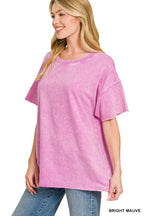 Serene Escapes Acid Wash Relaxed Top