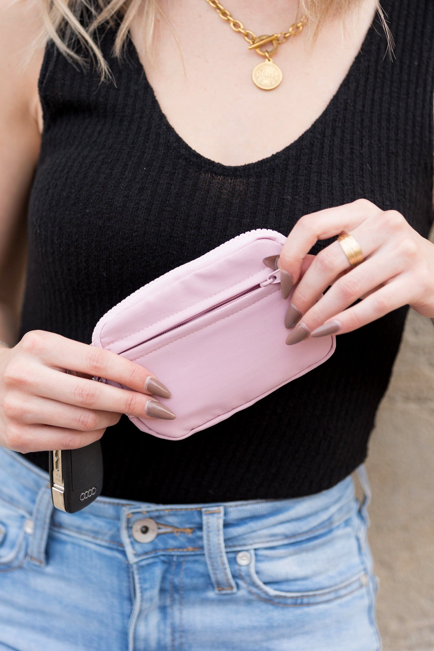 Mauve Journey Keychain Wallet - BACK IN STOCK - Madison and Mallory