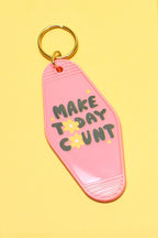 Make Today Graphic Vintage Motel Room Keychain - FINAL SALE - Madison and Mallory