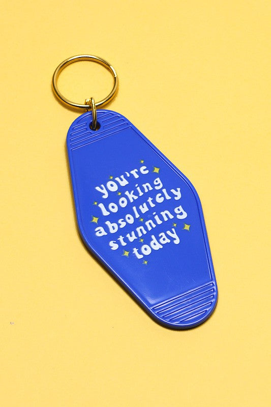 You're Looking Graphic Vintage Motel Room Keychain - Madison and Mallory