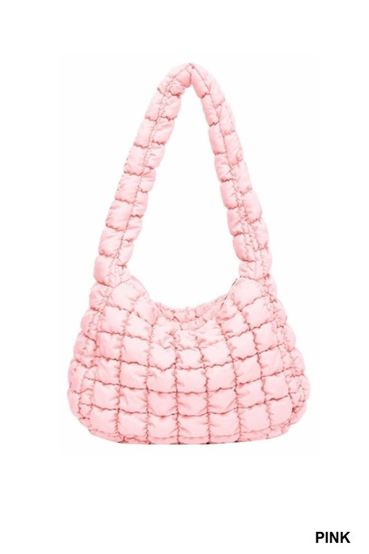  Emeline Puffer Quilted Carryall Bag - BACK IN STOCK - Madison and Mallory