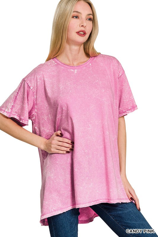 Kala Washed Drop Shoulder Relaxed Top - BACK IN STOCK