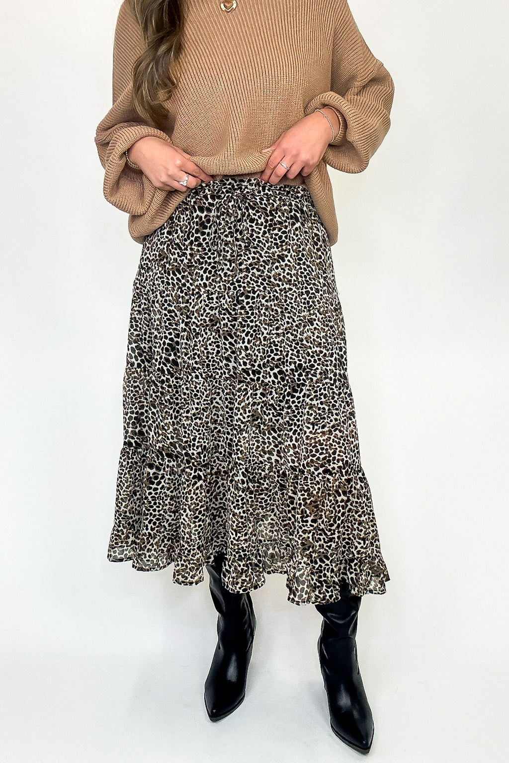 Untamed Tiers Animal Print Maxi Skirt - FINAL SALE - Madison and Mallory