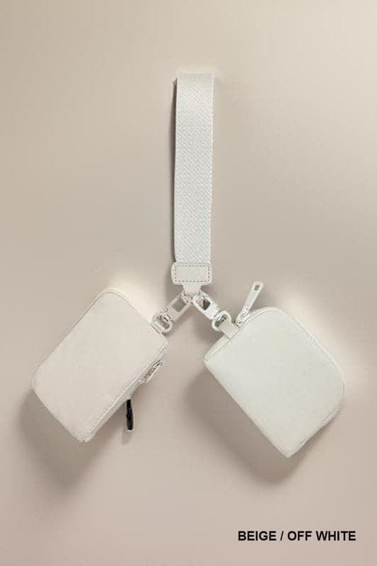  Dual Pouch Wristlet Keychain - Madison and Mallory