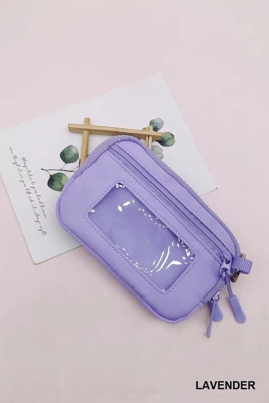 Lavender On The Go Keychain Wallet - Madison and Mallory