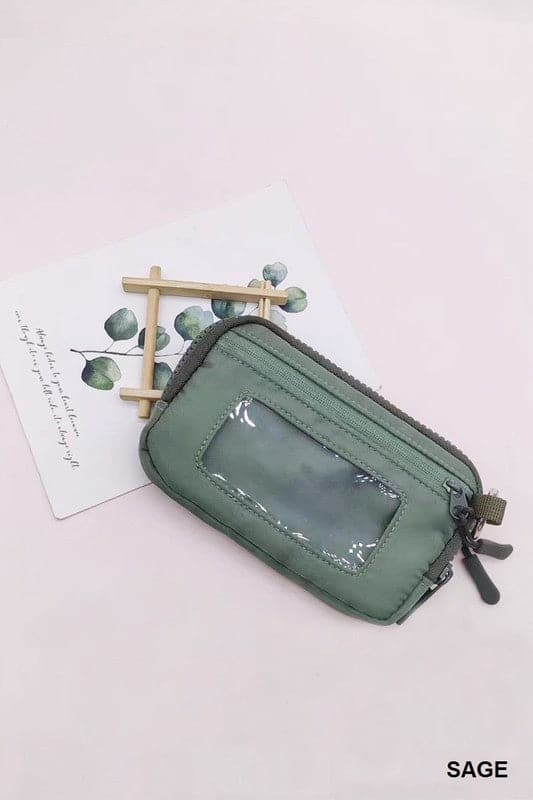 Sage On The Go Keychain Wallet - Madison and Mallory