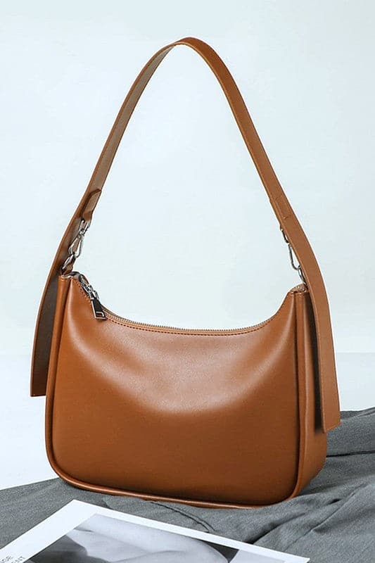 Erina Vegan Leather Baguette Hobo Bag - FINAL SALE - Madison and Mallory