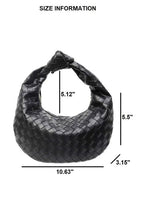 Impressive Detail Woven Knotted Sloucy Hobo Handbag - FINAL SALE - Madison and Mallory