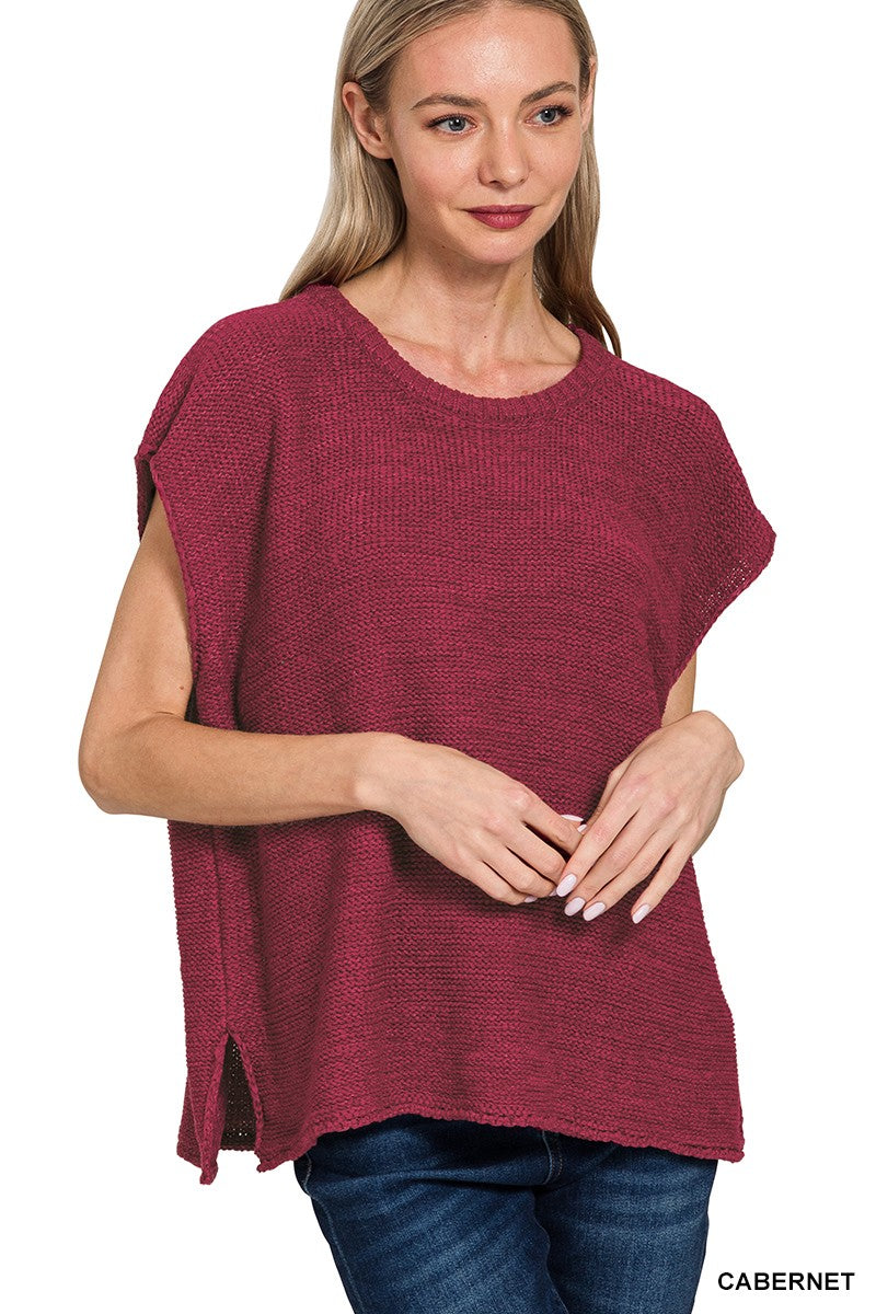 Luxe Appeal Relaxed Crew Neck Knit Top - BACK IN STOCK