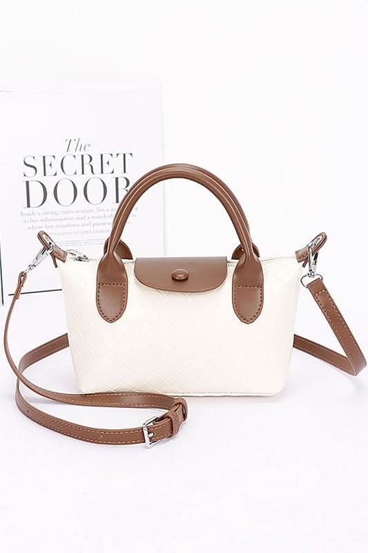 Delightful Design Embossed Faux Leather Crossbody Bag - FINAL SALE - Madison and Mallory