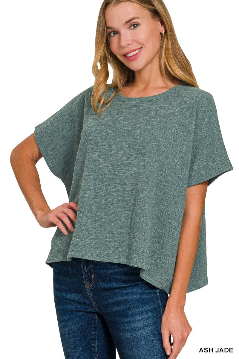 Easy Weekend Oversized Top