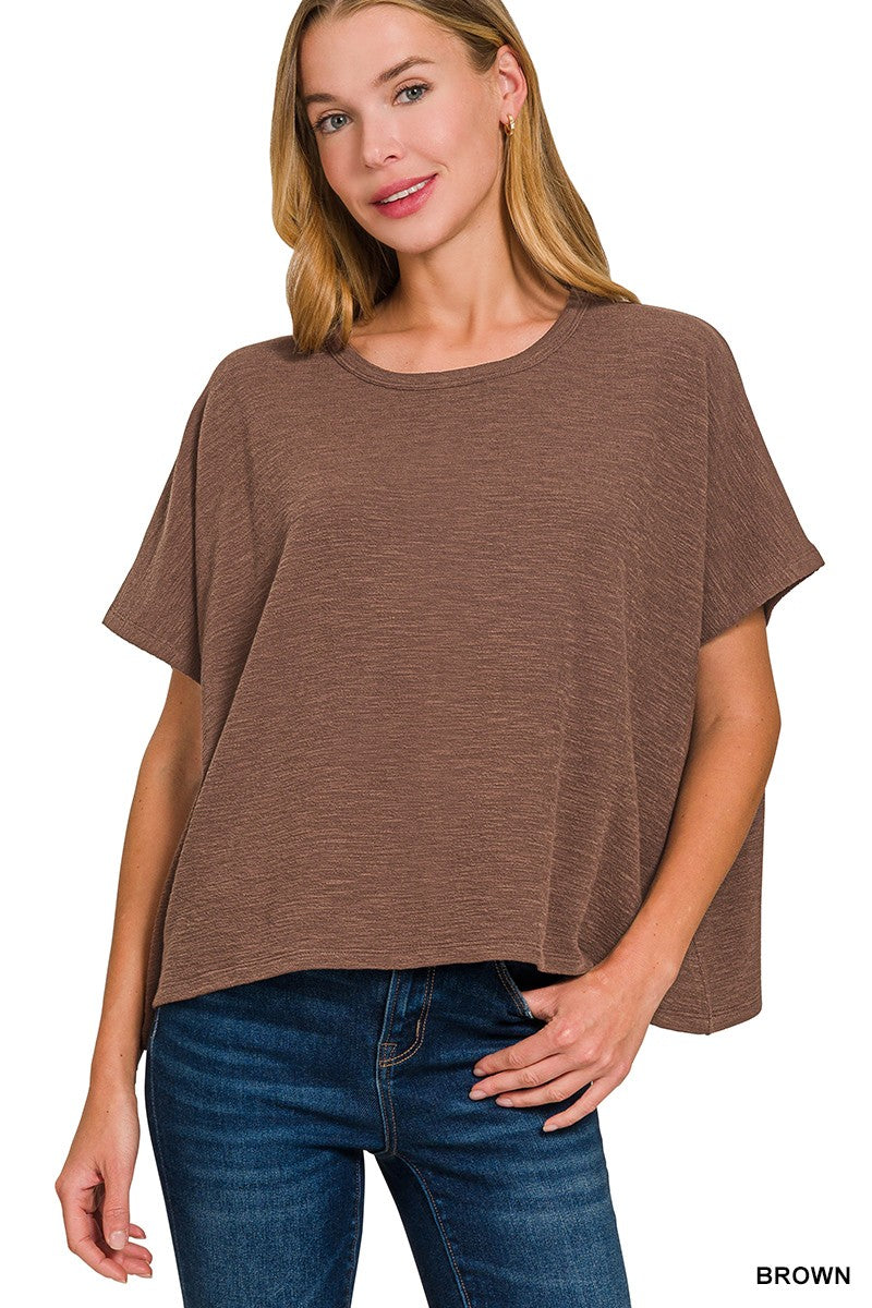Easy Weekend Oversized Top