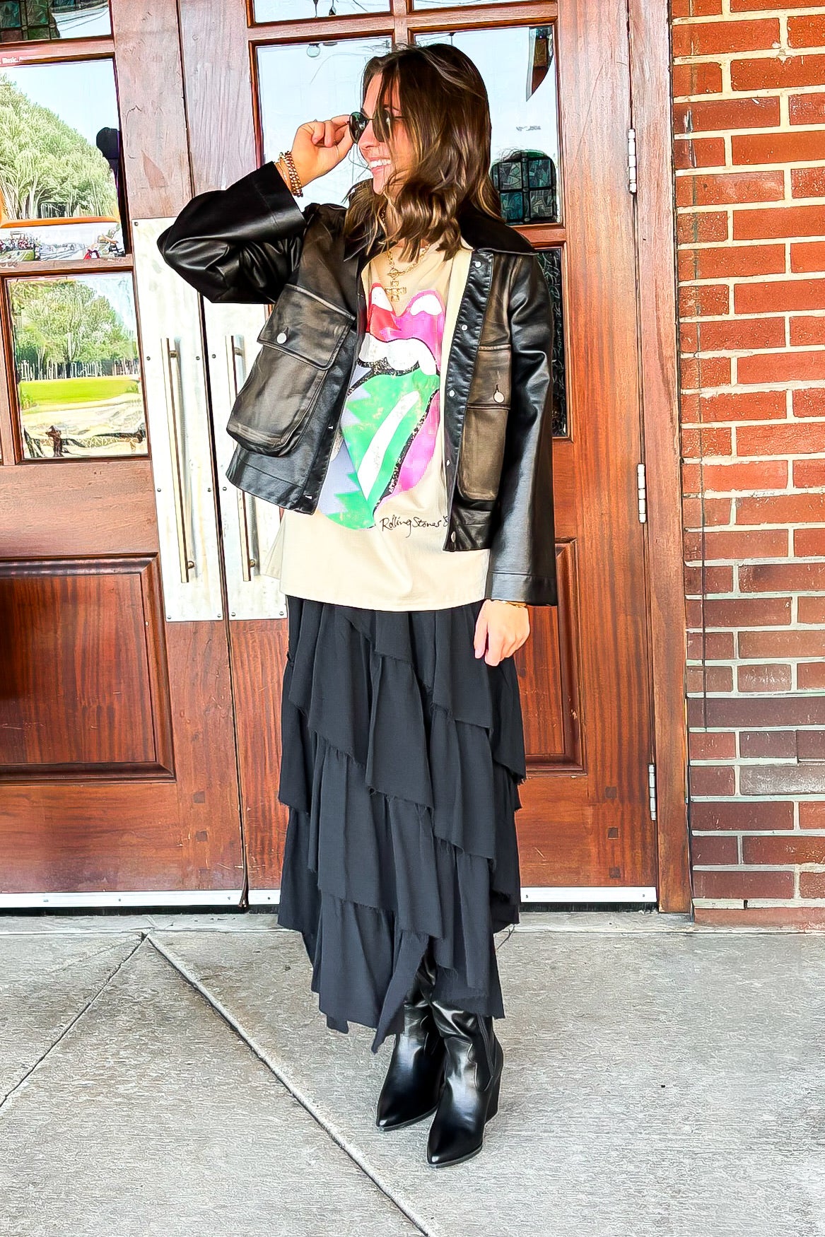 Everlayer Tiered Maxi Skirt - Madison and Mallory