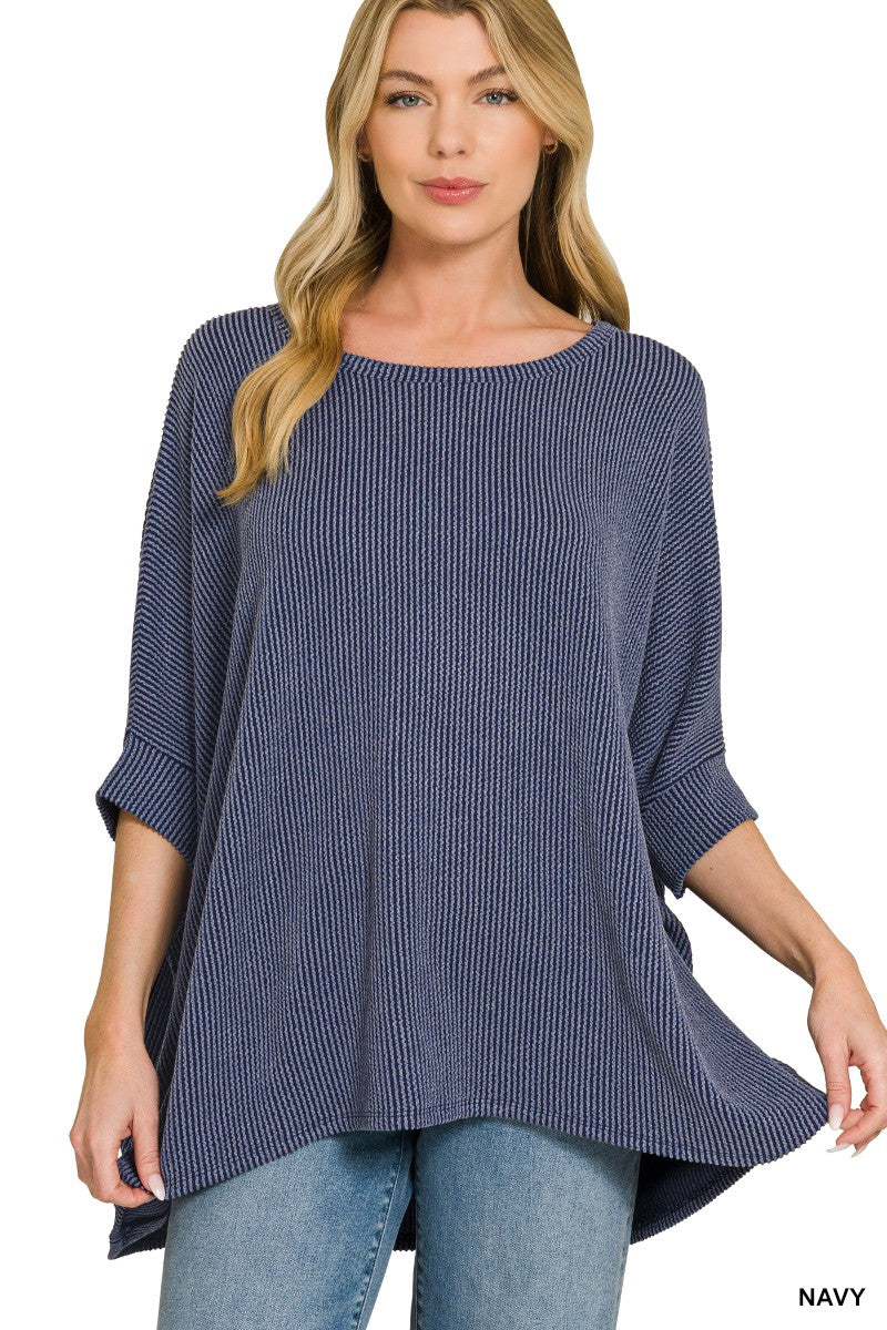 Soft Motion Rib Knit Top