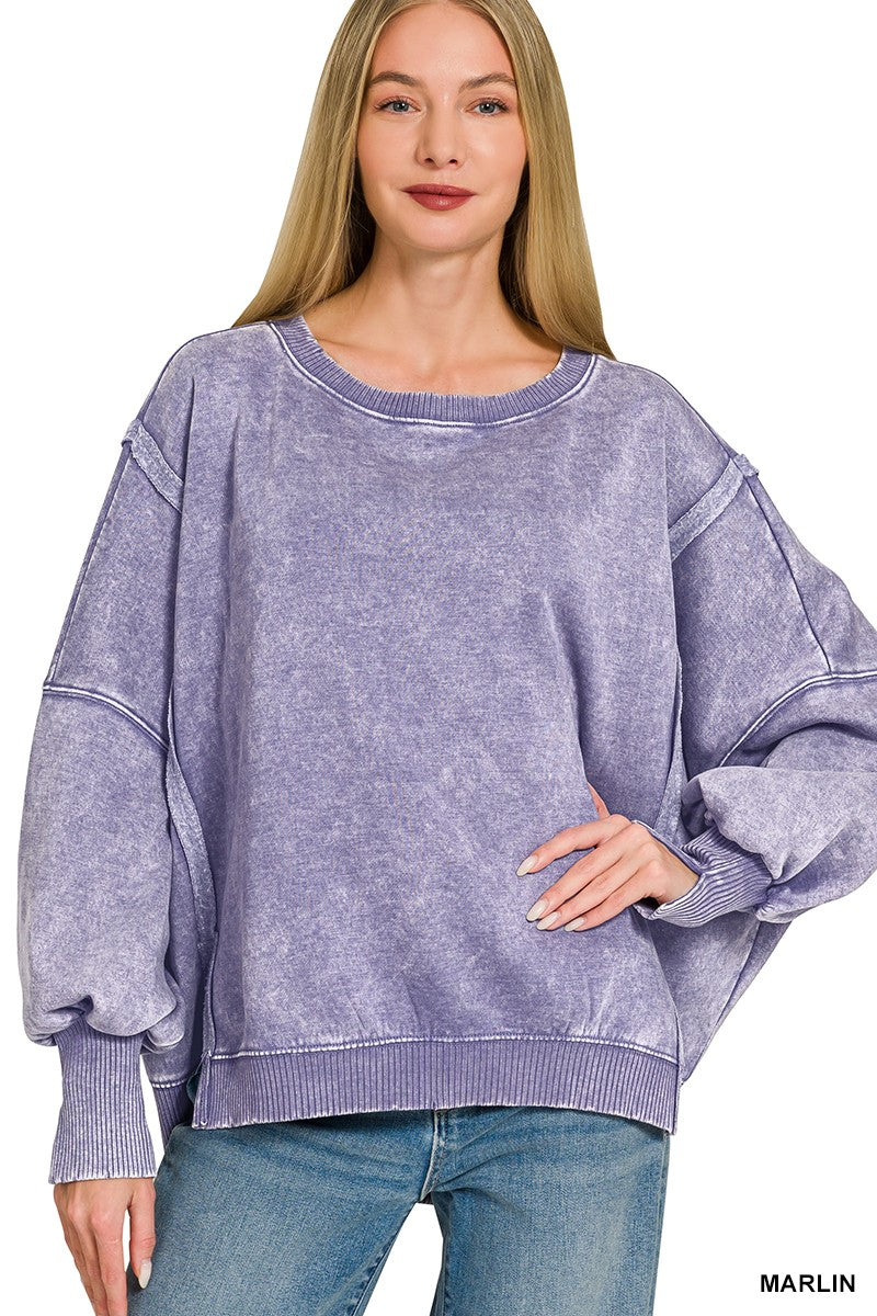 Sunday Vibes Fleece Pullover