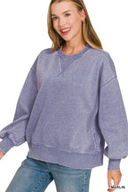 Afterglow Washed Fleece Pullover