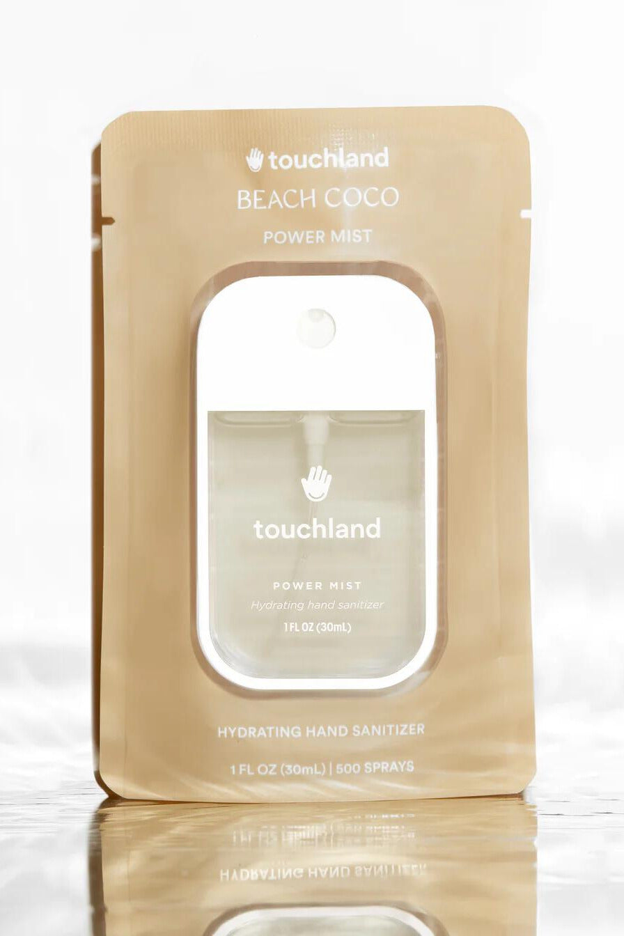 Beach Coco Touchland Powermist Hydrating Hand Sanitizer - BACK IN STOCK - Madison and Mallory