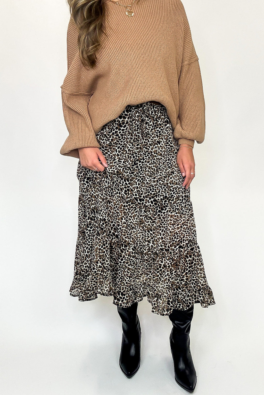 Untamed Tiers Animal Print Maxi Skirt - FINAL SALE - Madison and Mallory