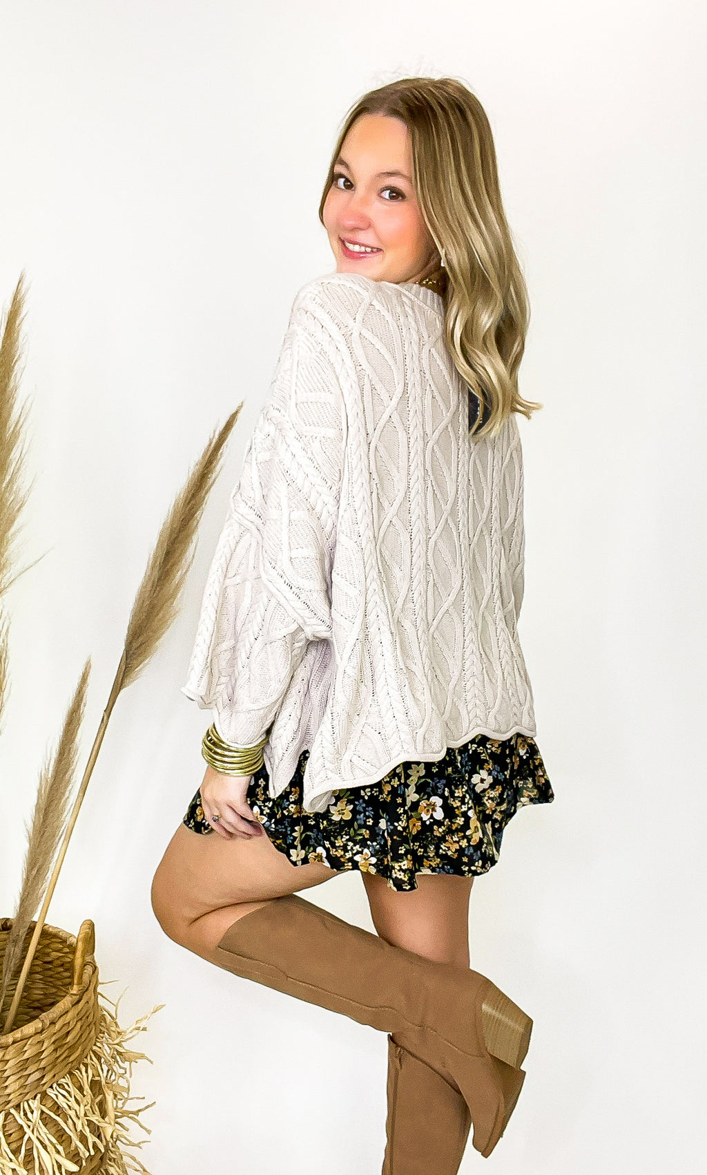 Petal Laced Smocked Skort - FINAL SALE - Madison and Mallory