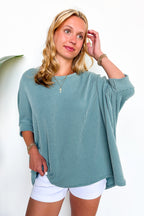 Soft Motion Rib Knit Top - BACK IN STOCK
