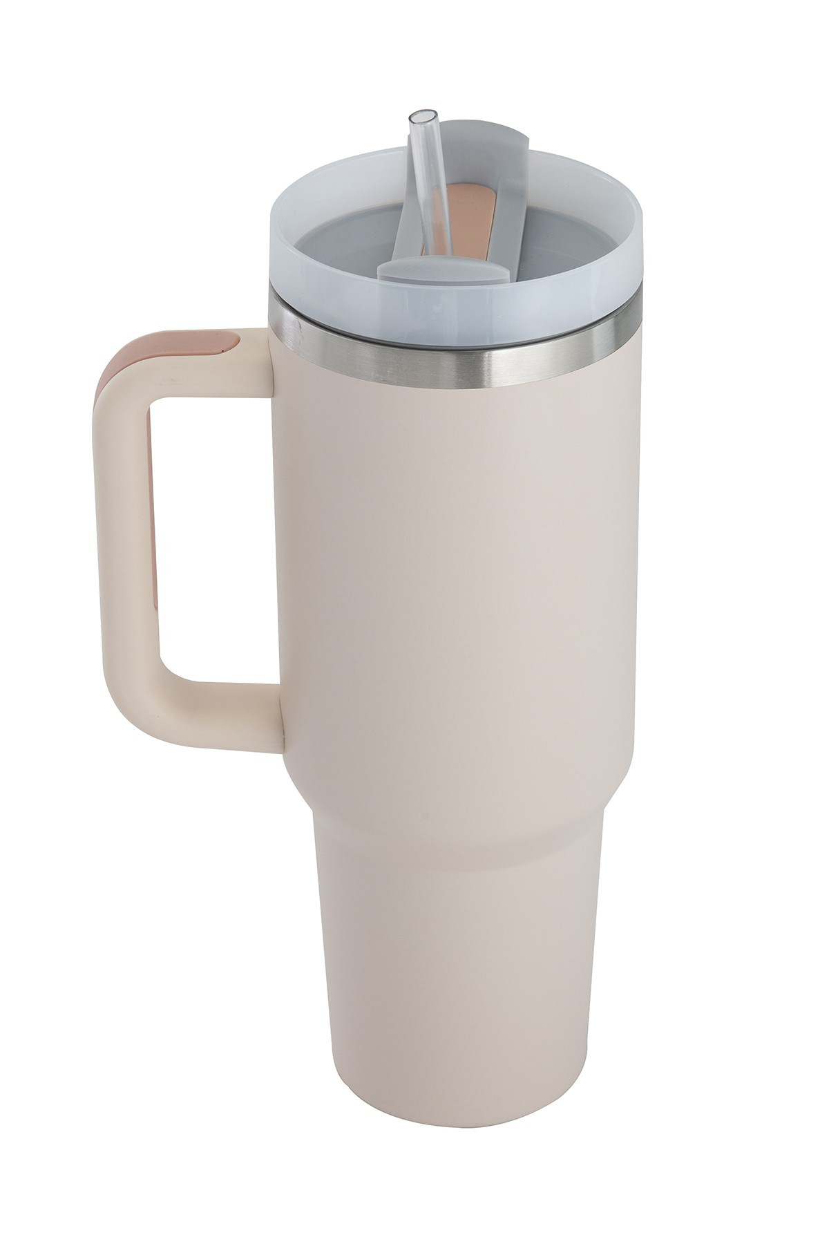 Light Pink / 40oz. All Day Hydrate 40oz Vacuum-Sealed Insulated Grip Tumbler - Madison and Mallory