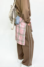 Trackline Wide Leg Knit Comfy Casual Sweat Pants - FINAL SALE - Madison and Mallory