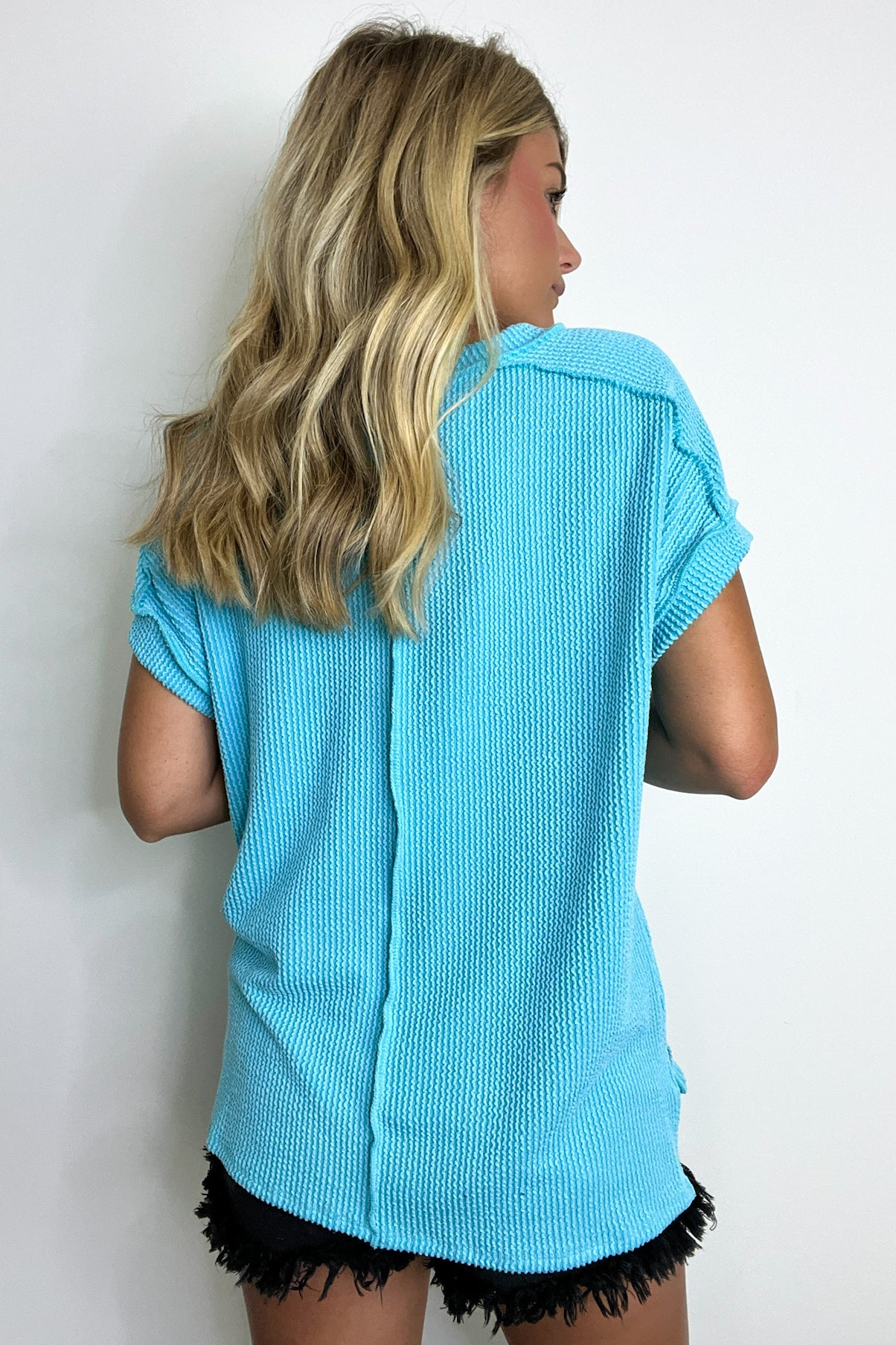  Maribeth Rib Knit Short Sleeve Top - BACK IN STOCK - Madison and Mallory