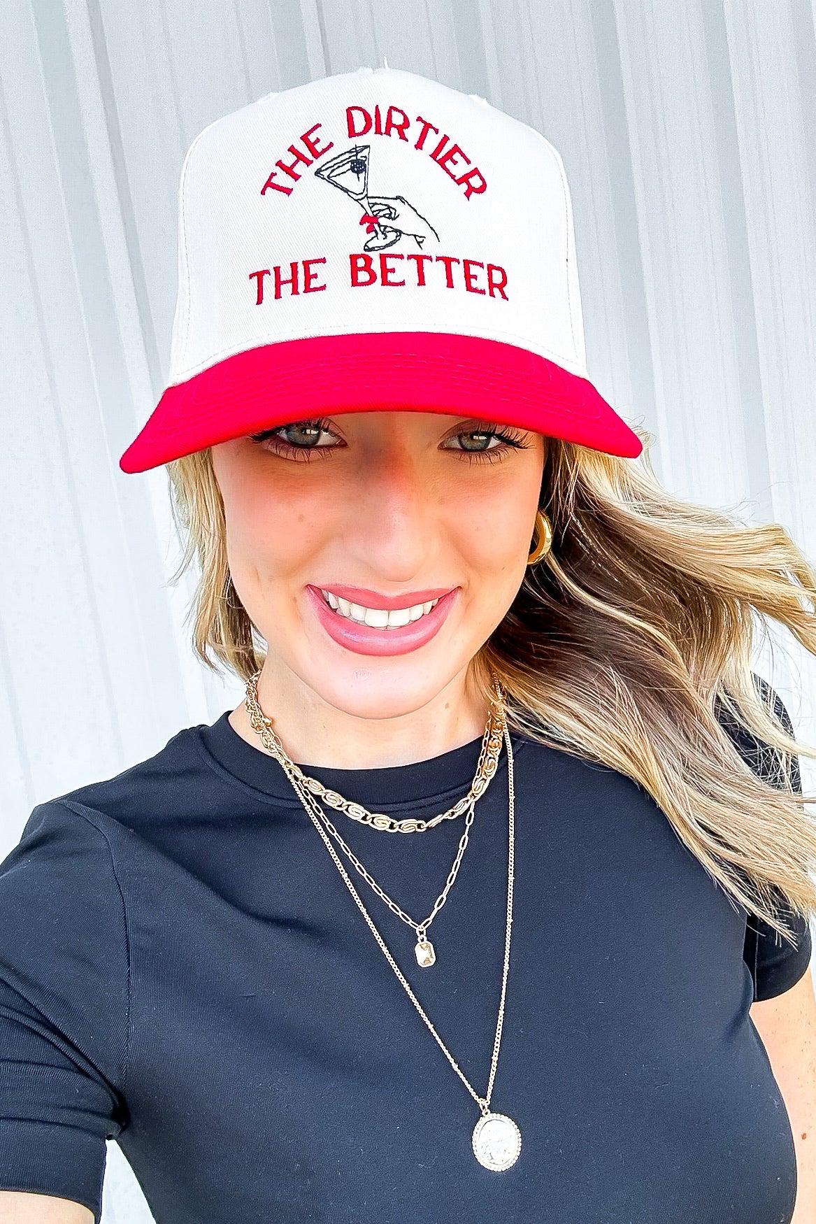 The Dirtier The Better Graphic Snapback Hat - Madison and Mallory