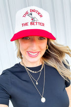 The Dirtier The Better Graphic Snapback Hat - Madison and Mallory