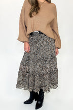 Untamed Tiers Animal Print Maxi Skirt - FINAL SALE - Madison and Mallory