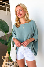 Soft Motion Rib Knit Top - BACK IN STOCK - Madison and Mallory