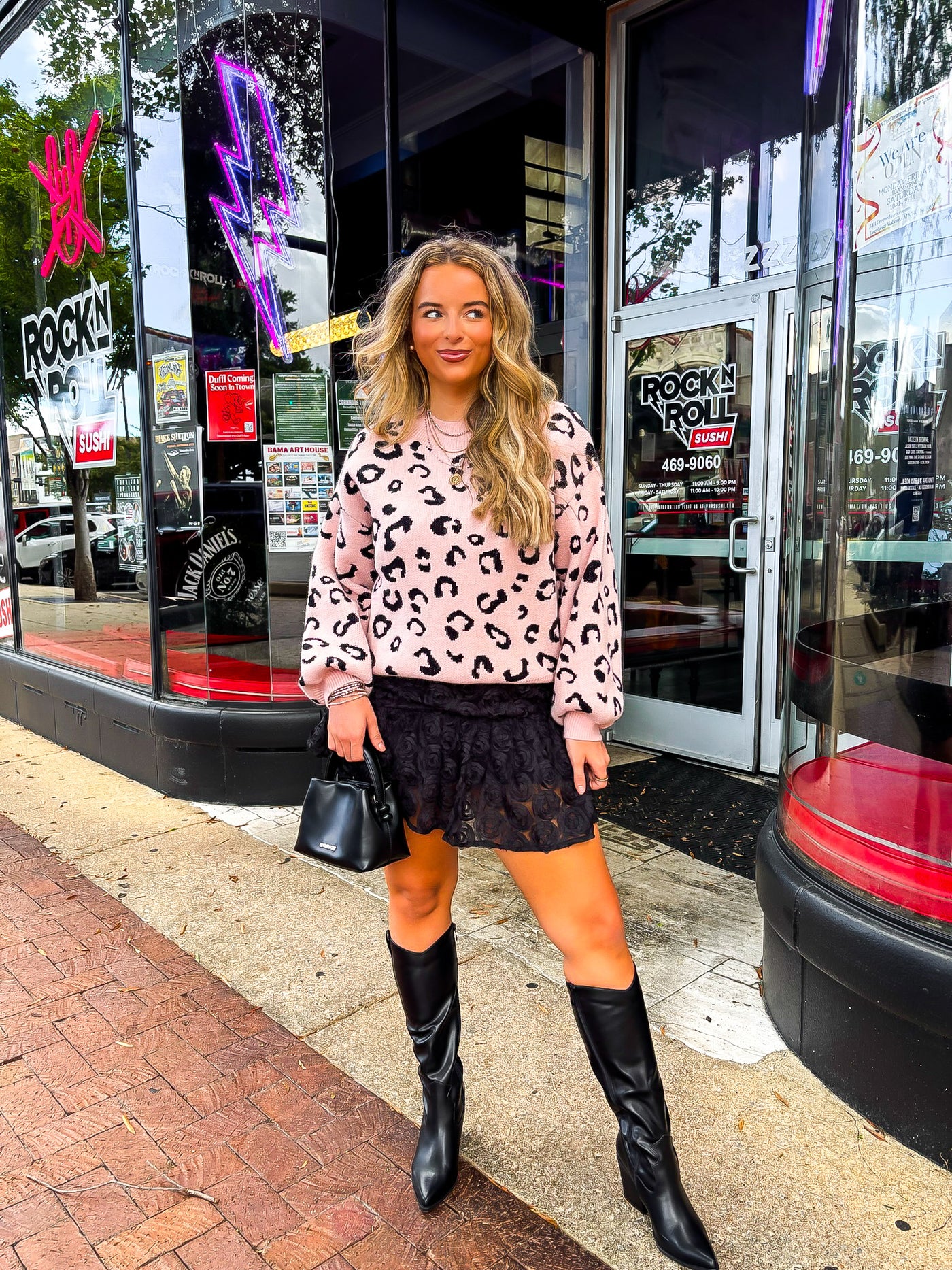 Prowl Pattern Animal Print Knit Sweater - Madison and Mallory