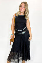 Streetlight Studded Detail Tank Top - FINAL SALE - Madison and Mallory
