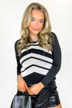 Cassie Chevron Knit Tank - FINAL SALE - Madison and Mallory