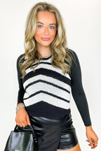 Cassie Chevron Knit Tank - FINAL SALE - Madison and Mallory
