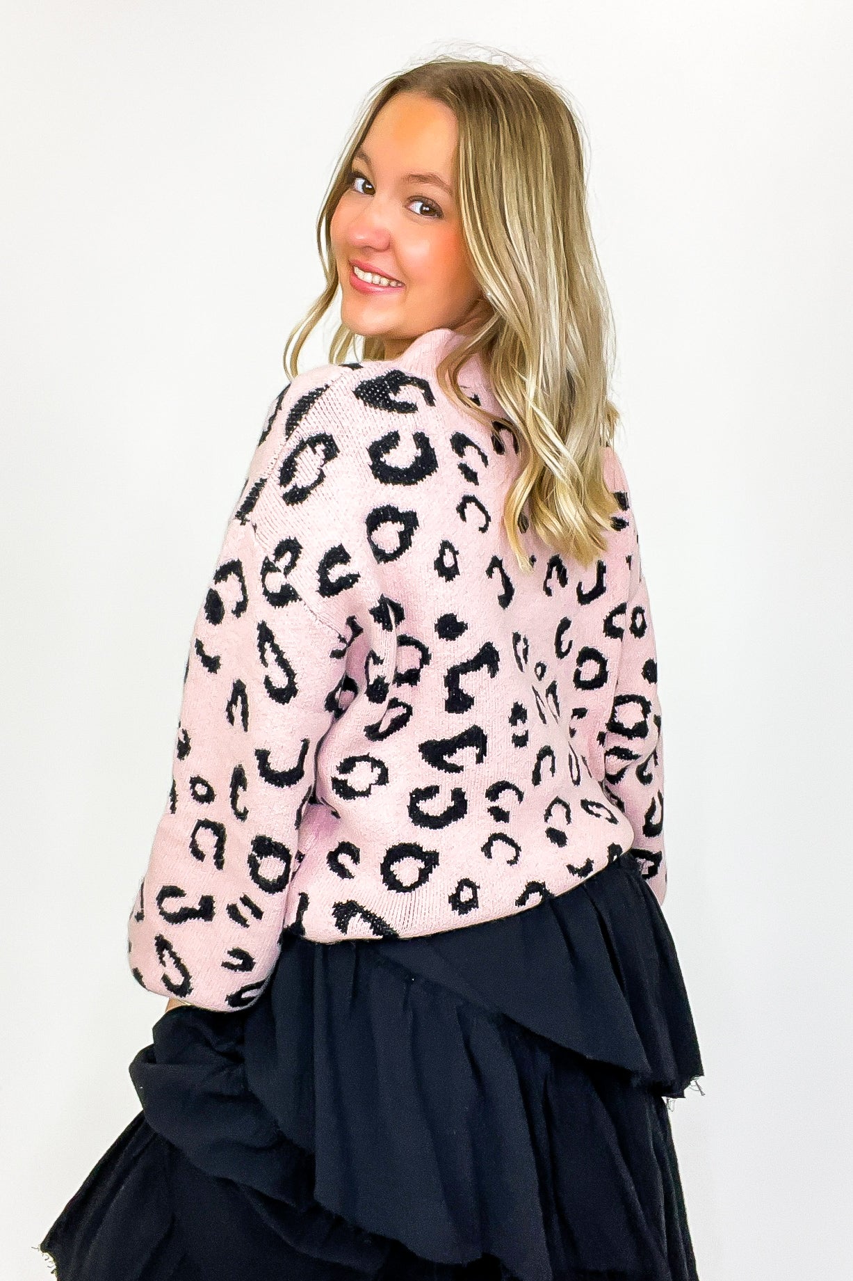 Prowl Pattern Animal Print Knit Sweater - Madison and Mallory