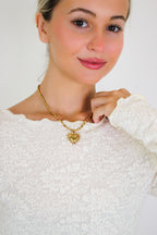 A Heart of Gold Necklace