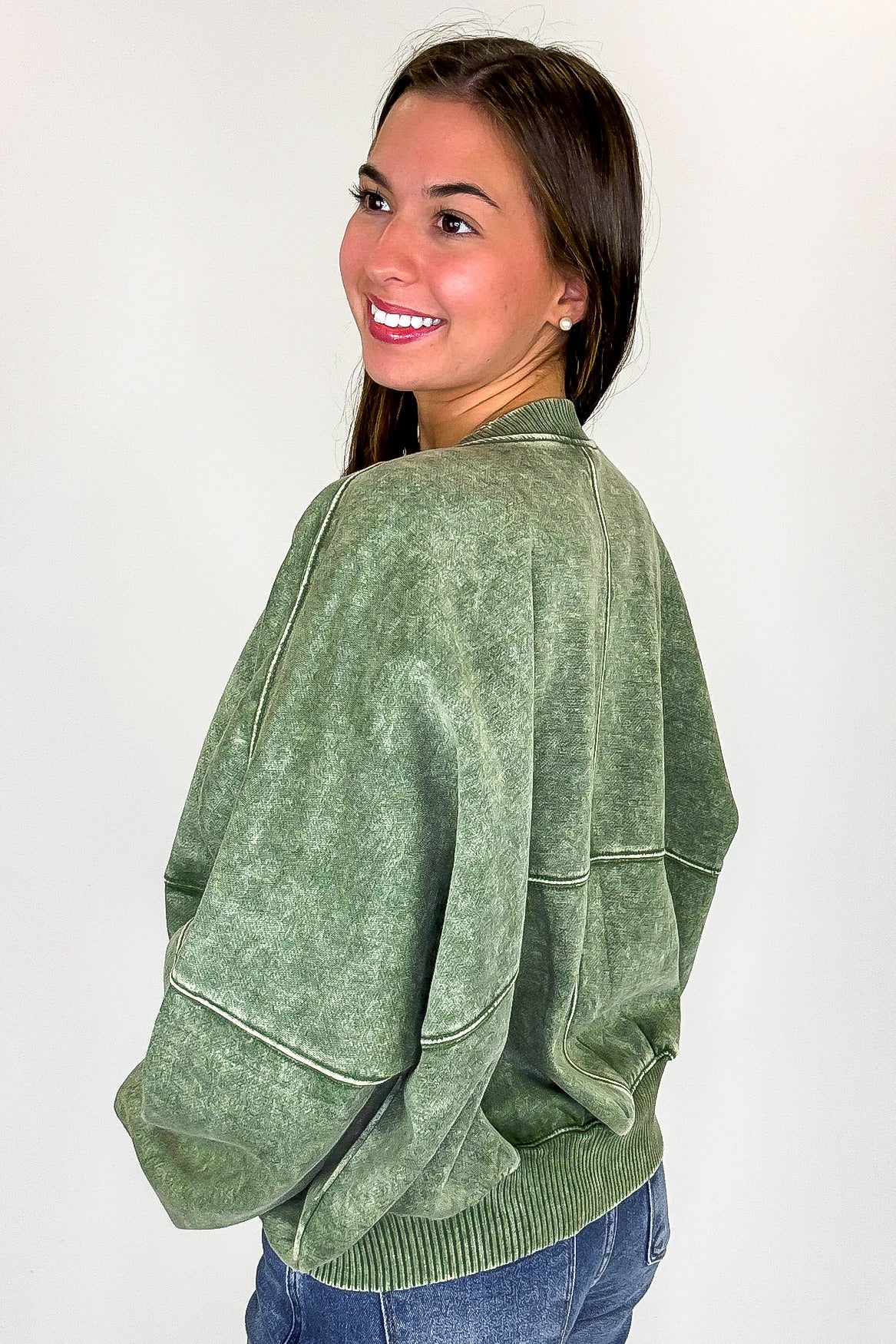 Vintage Drift Acid Washed Fleece Jacket - BACK IN STOCK - Madison and Mallory