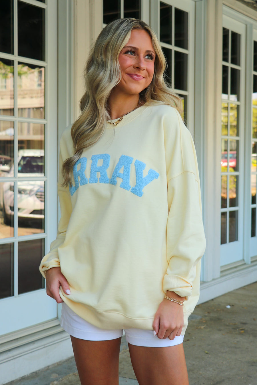 ARRAY Graphic Knit Pullover