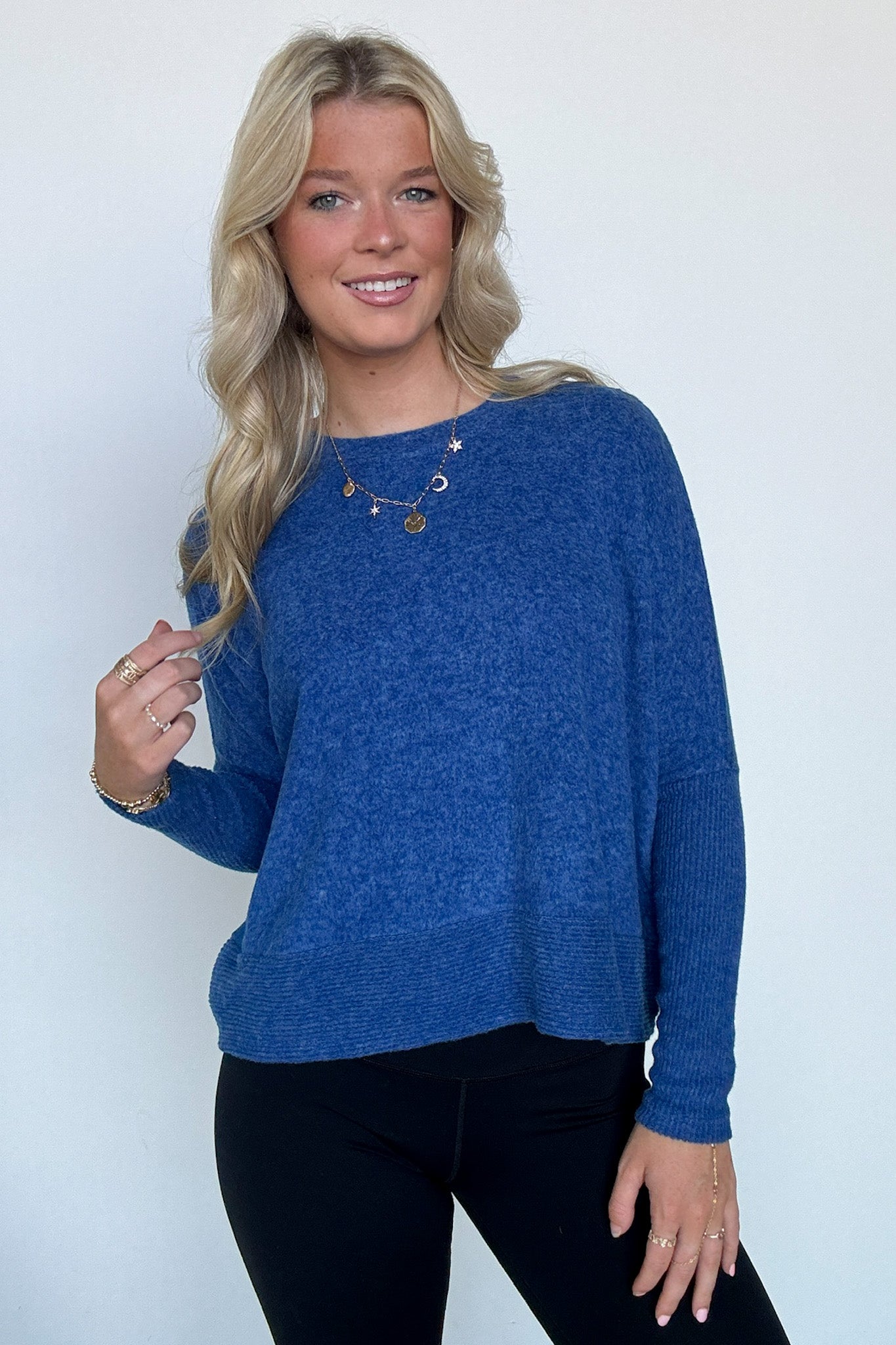  Adelaida Soft Knit Dolman Sleeve Sweater - BACK IN STOCK - Madison and Mallory